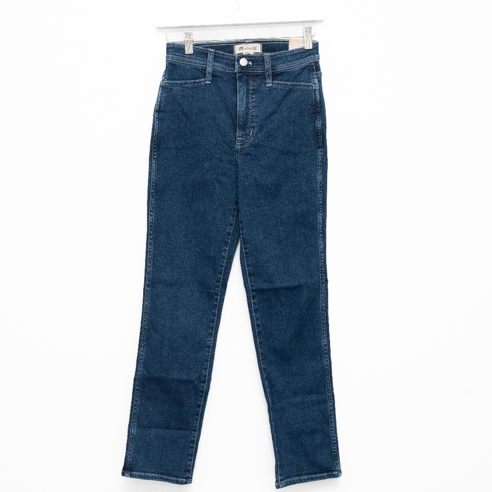 Madewell. High-Rise Slim Straight Jean. - Picture 2 of 13